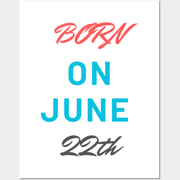 Born in june Wall Art by CRML